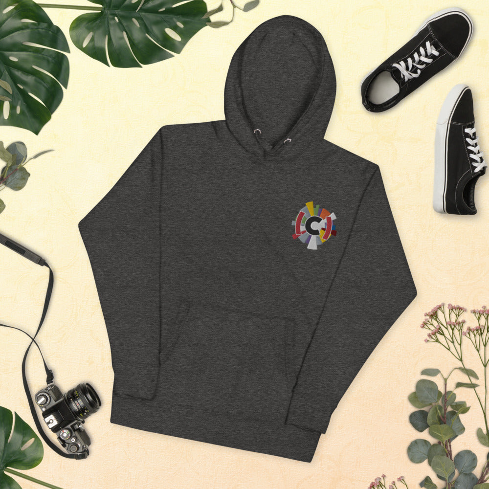 Conjure Color-Wheel Embroidered Hoodie