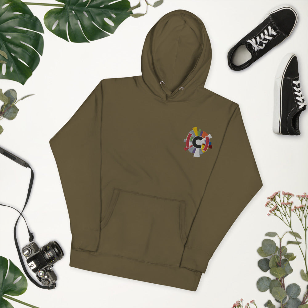 Conjure Color-Wheel Embroidered Hoodie
